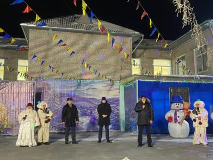 На пригородной территории открыли главную елку