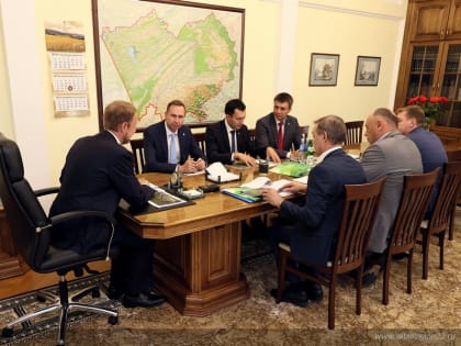 Губернатор Алтайского края обсудил вопросы сотрудничества с новым председателем Сибирского Сбера