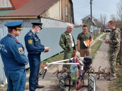 Цикл рейдовых мероприятий по пожарной безопасности прошел в Ленинском районе