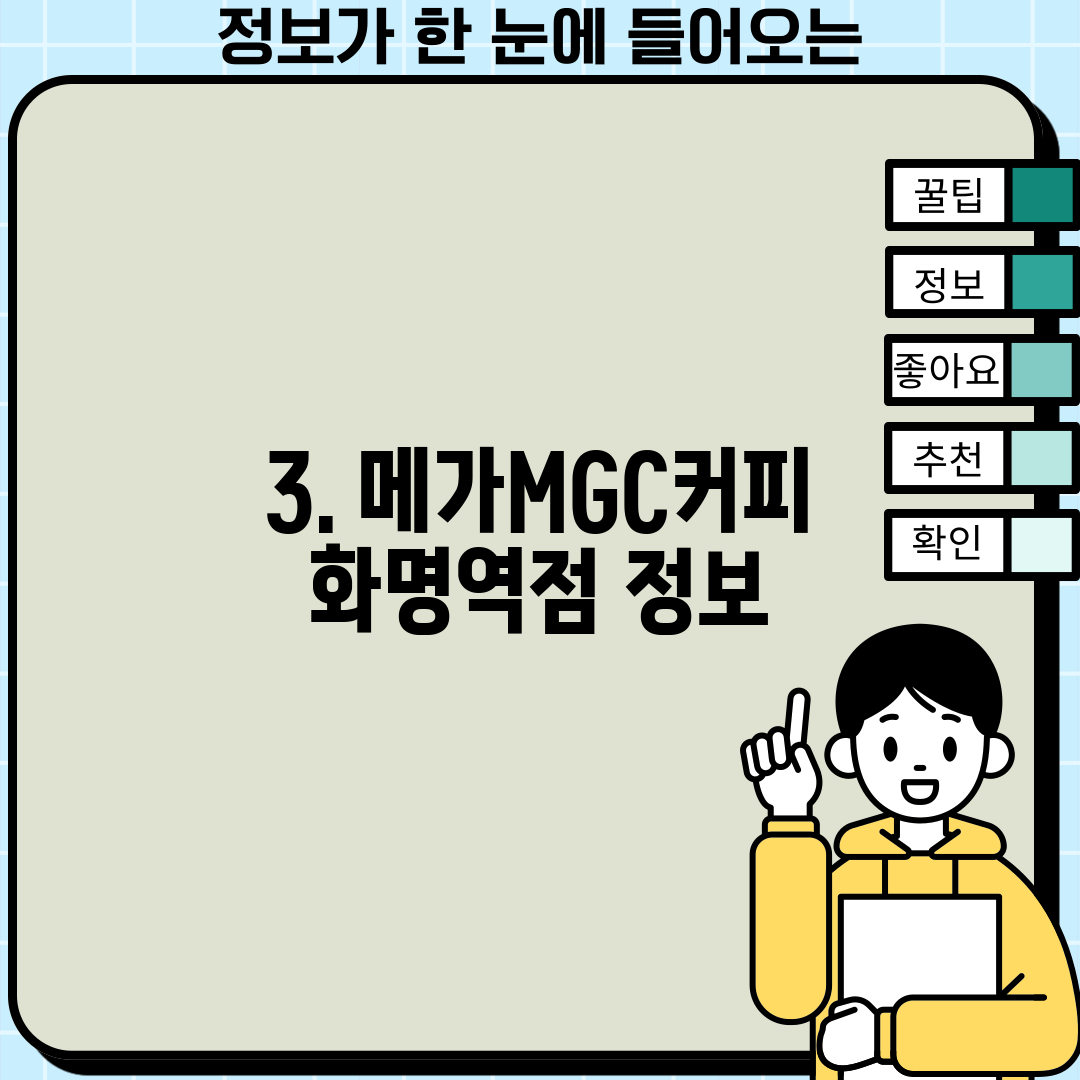 3. 메가MGC커피 화명역점 정보