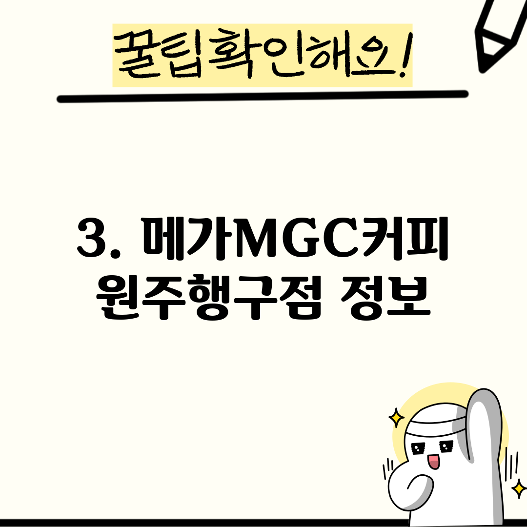 3. 메가MGC커피 원주행구점 정보