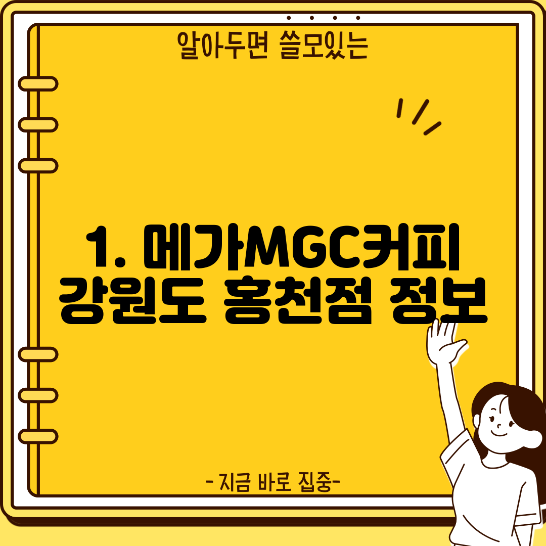 1. 메가MGC커피 강원도 홍천점 정보