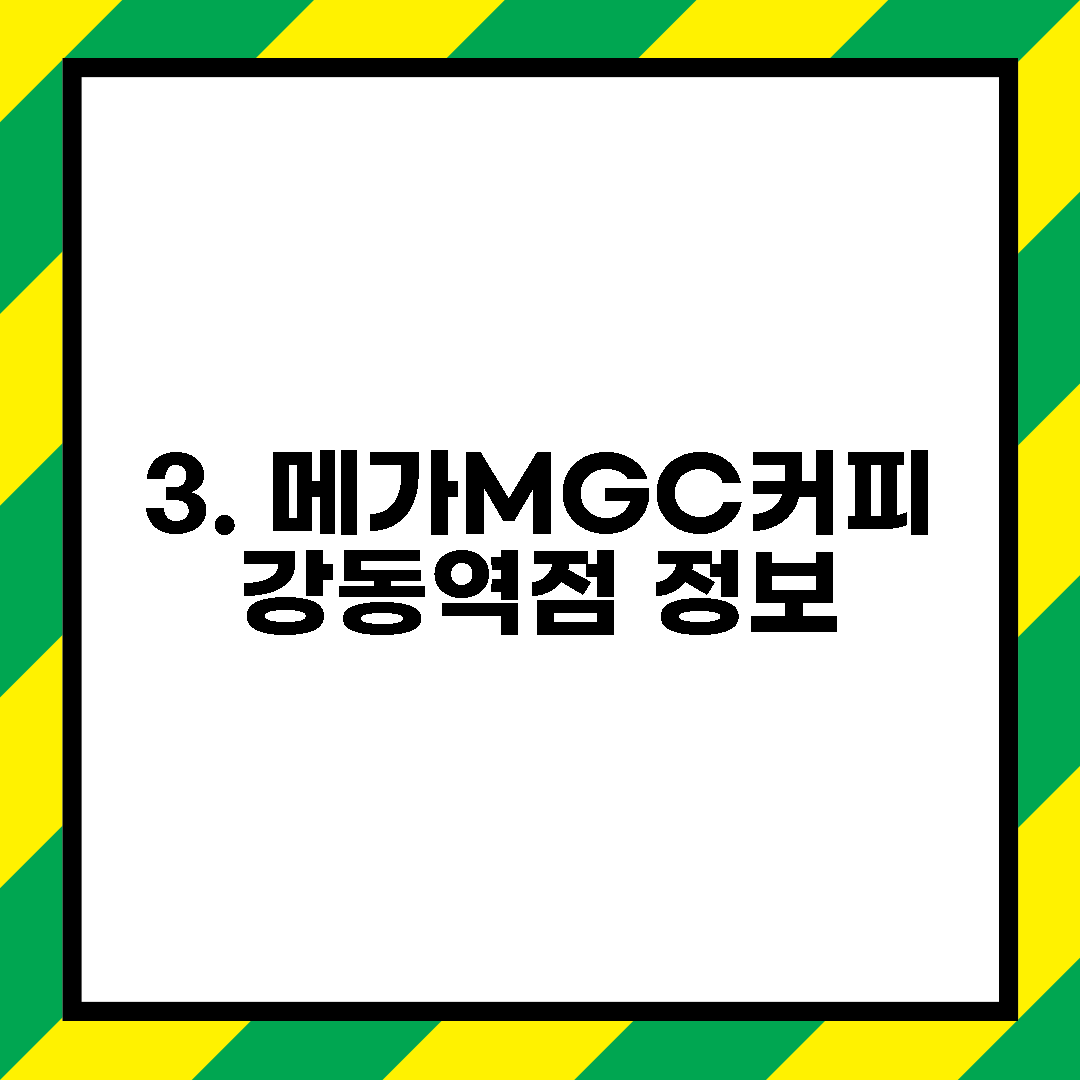 3. 메가MGC커피 강동역점 정보