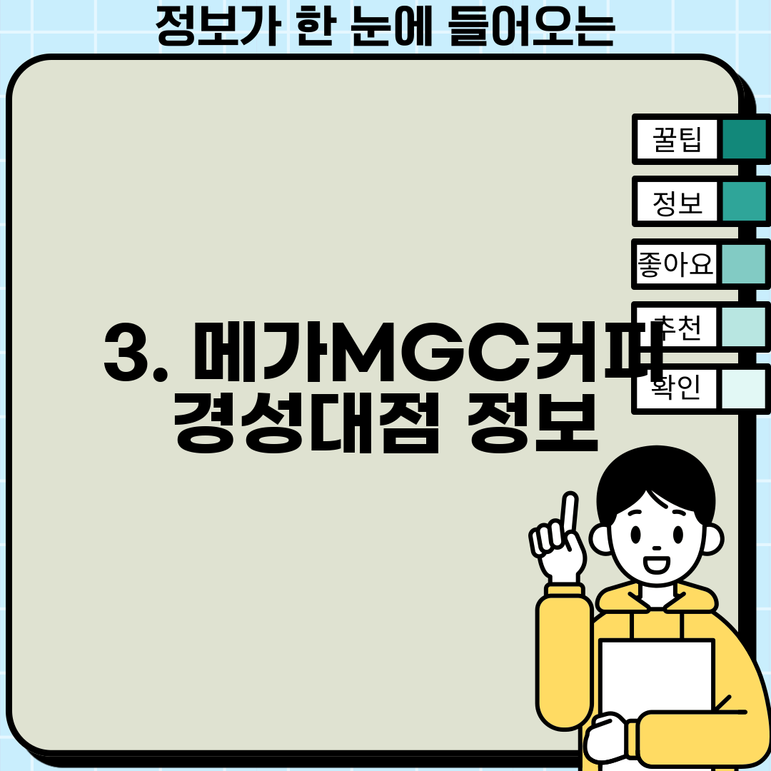3. 메가MGC커피 경성대점 정보
