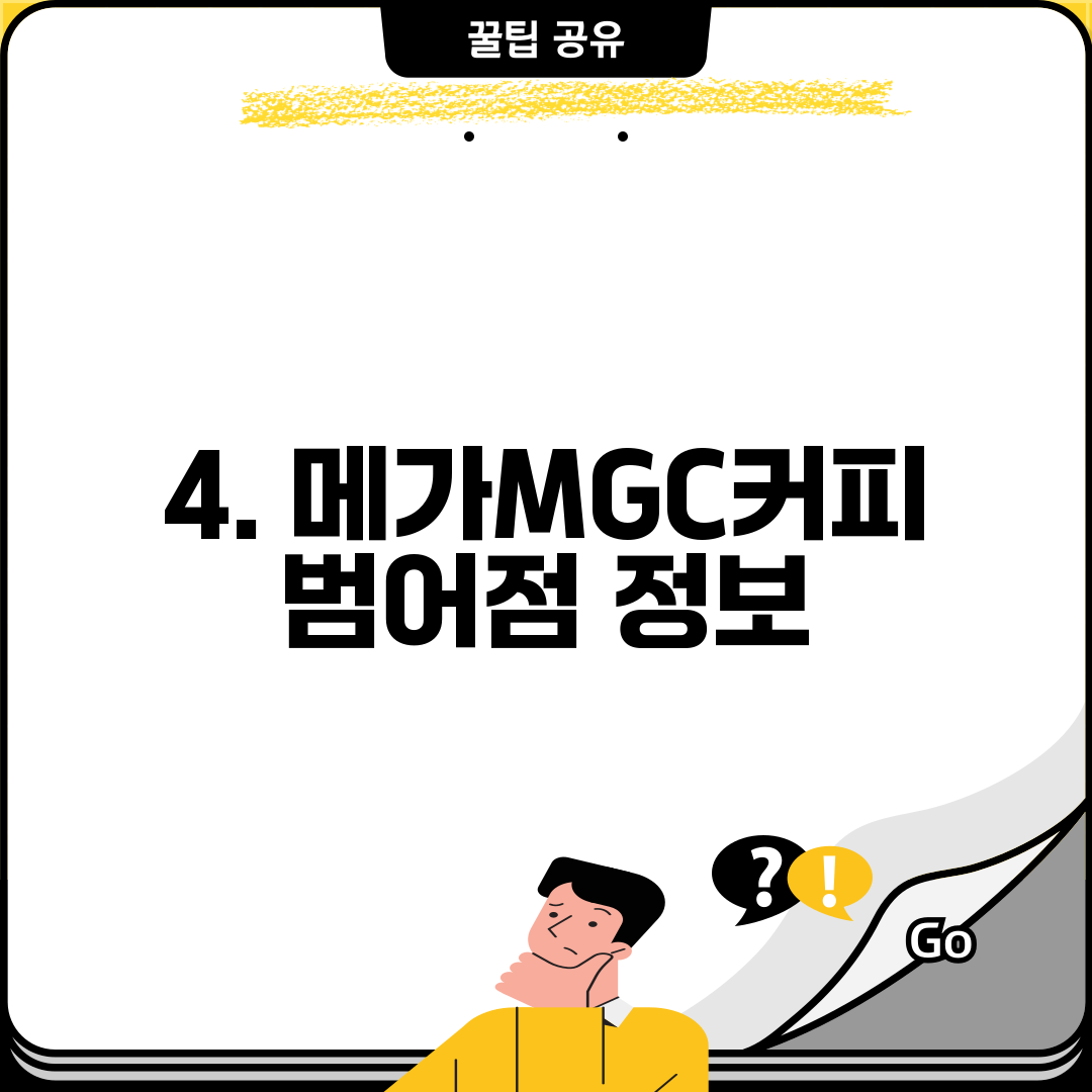 4. 메가MGC커피 범어점 정보
