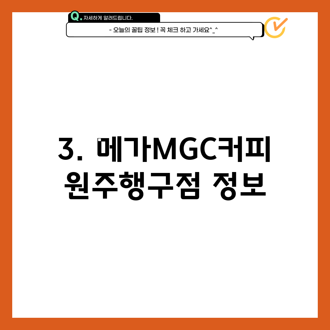 3. 메가MGC커피 원주행구점 정보