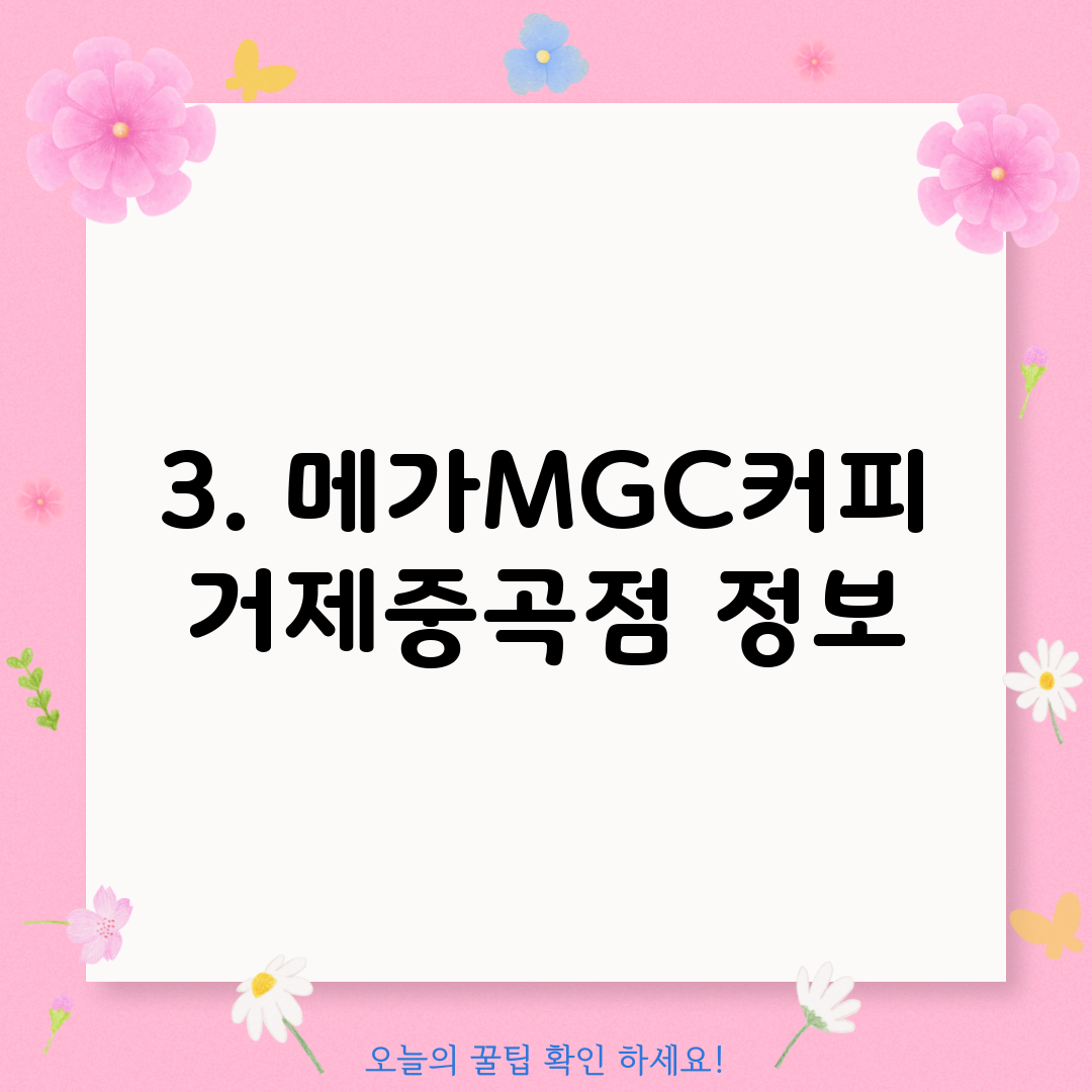 3. 메가MGC커피 거제중곡점 정보