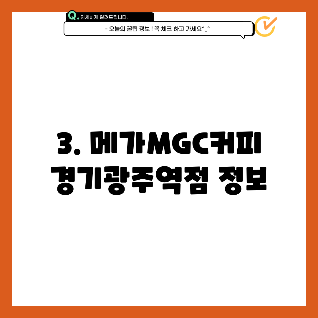 3. 메가MGC커피 경기광주역점 정보