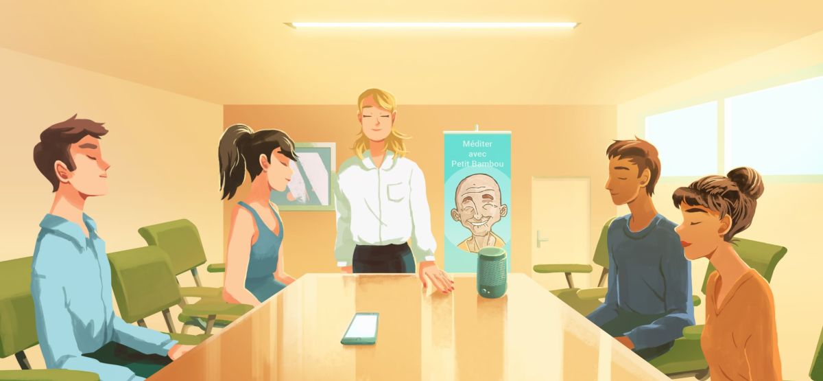 Bambu - die App für Achtsamkeit und Meditation Header Bild