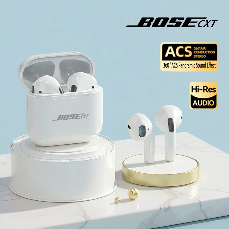 오리지널 BOSECXT Pro4 진정한 무선 블루투스 이어폰 헤드폰 HiFi 사운드 저지연 소음 감소 이어버드(마이크 포함) 무선 이어폰