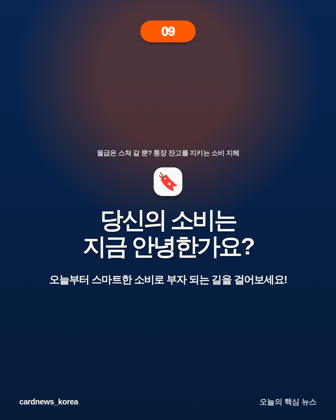 월급은 스쳐 갈 뿐? 통장 잔고를 지키는 소비 지혜 카드뉴스 9번
