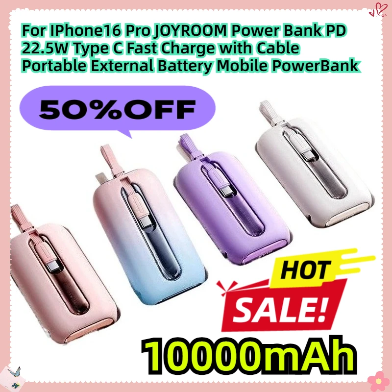 벤션 10000mAh 미니 보조배터리 22.5w 휴대용 충전기 내장 USB C 케이블 PD 뽐뿌알리미 11:01:01 358 벤션 10000mAh 미니 보조배터리 22.5w 휴대용 충전기 내장 USB C 케이블 PD 이미지컷 1
