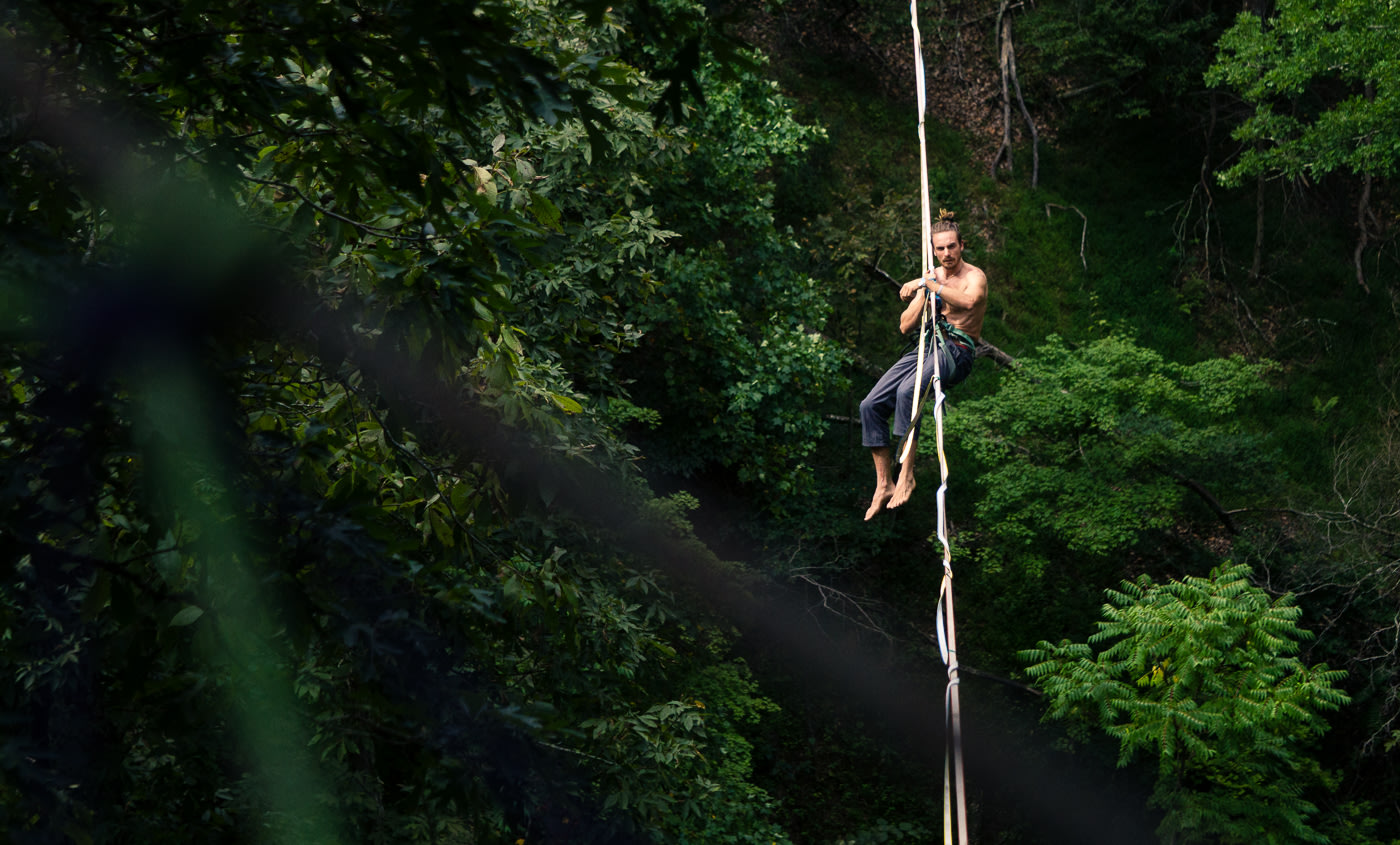 Highline at fourth moon camp