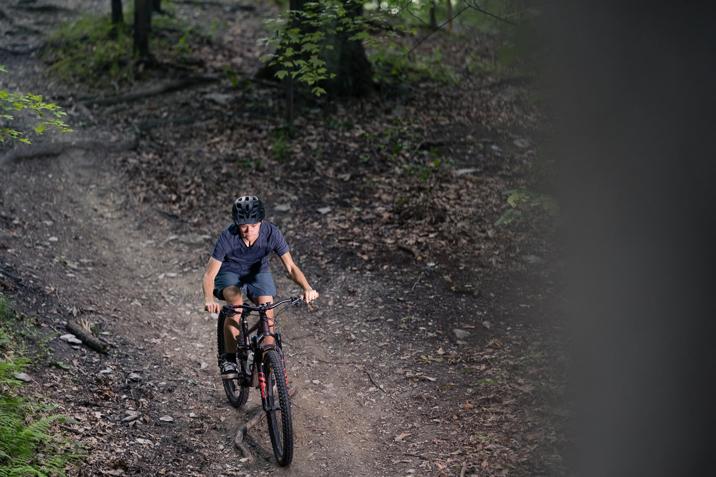 Mountain biker