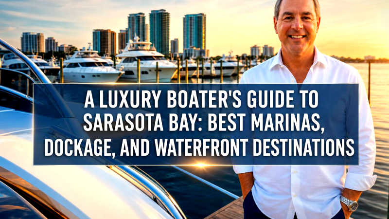 Cover for A Luxury Boater's Guide to Sarasota Bay: Best Marinas, Dockage, and Waterfront Destinations