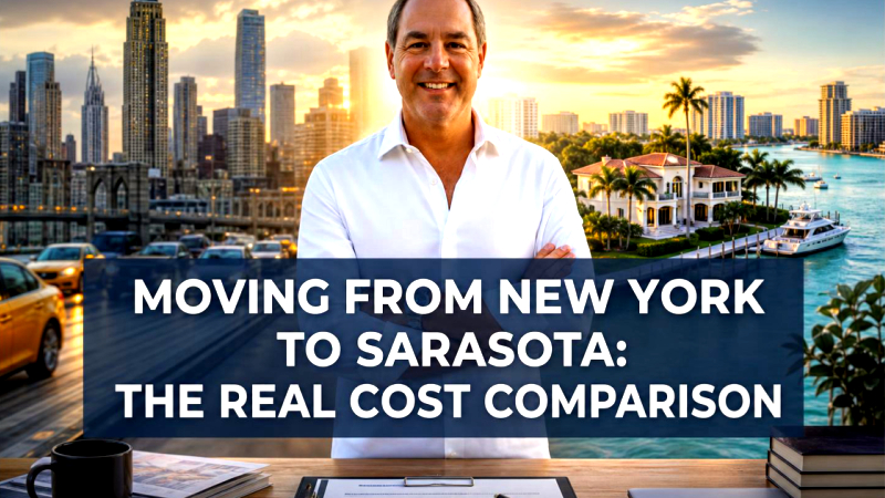 Cover for Moving from New York to Sarasota: The Real Cost Comparison