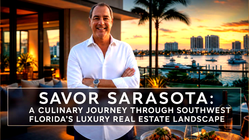 Cover for Savor Sarasota: A Culinary Journey Through Southwest Florida's Luxury Real Estate Landscape