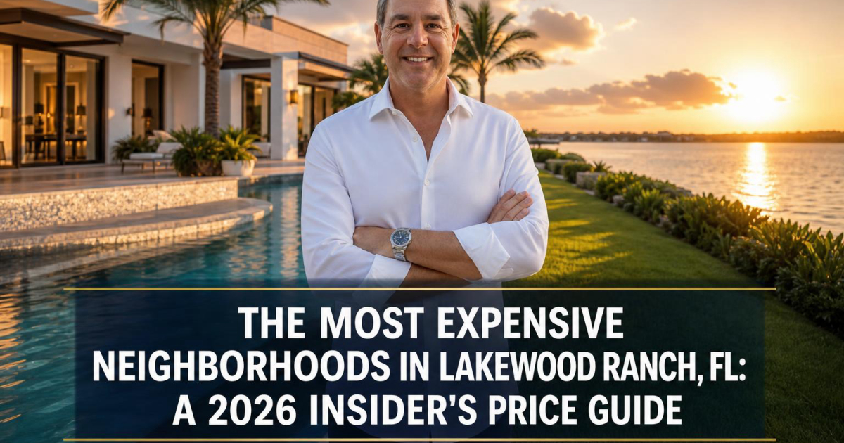 Cover for The Most Expensive Neighborhoods in Lakewood Ranch, FL: A 2026 Insider's Price Guide