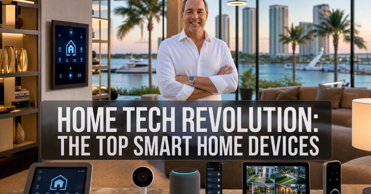 Cover for Home Tech Revolution: The Top Smart Home Devices Sarasota Buyers and Sellers Should Know