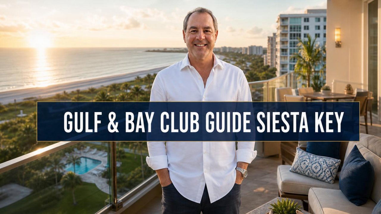 Cover for Gulf & Bay Club guide Siesta Key - Real Estate Update