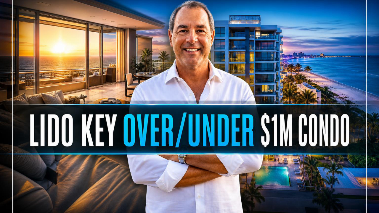 Cover for Lido Key over/under $1M condo
