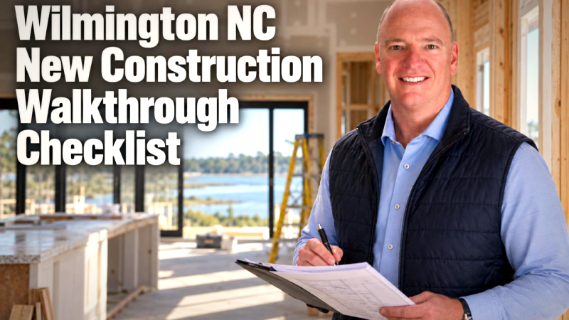 Cover for Wilmington NC New Construction Walkthrough Checklist