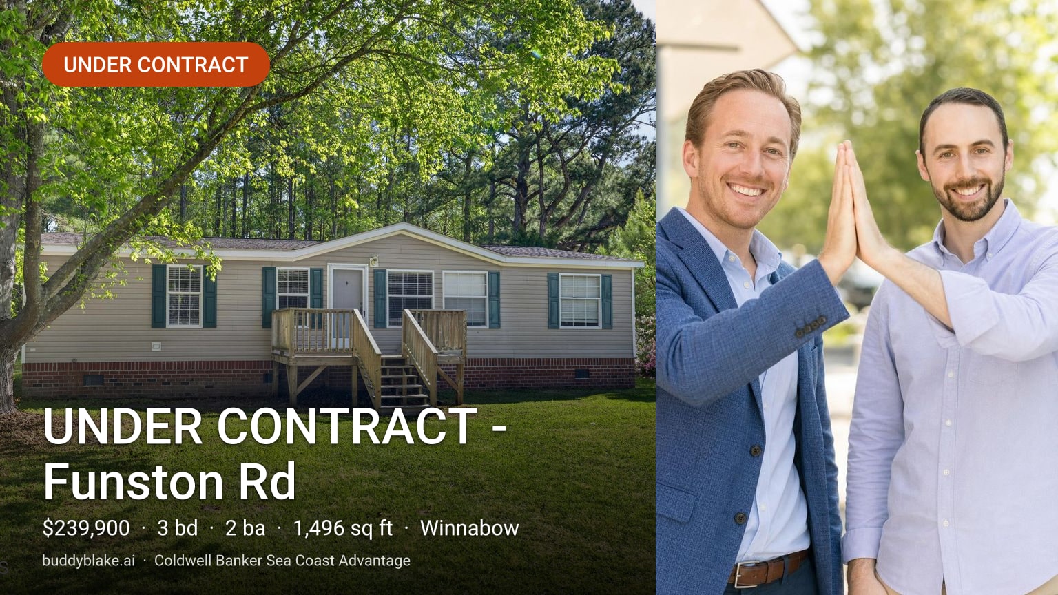 Under Contract: 3BR Corner-Lot Home at 7756 Funston Road SE, Winnabow Cover for Under Contract: 3BR Corner-Lot Home at 7756 Funston Road SE, Winnabow
