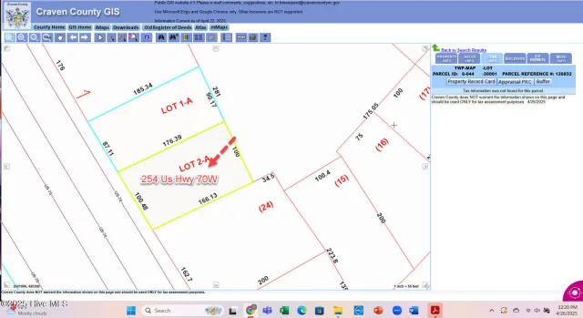 604430001 6-044-30001 U.S. Hwy 70 W, Havelock, NC 28532