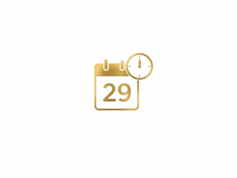 Gold calendar and clock icon marking the second strategic open house window after a Wilmington NC listing price reduction