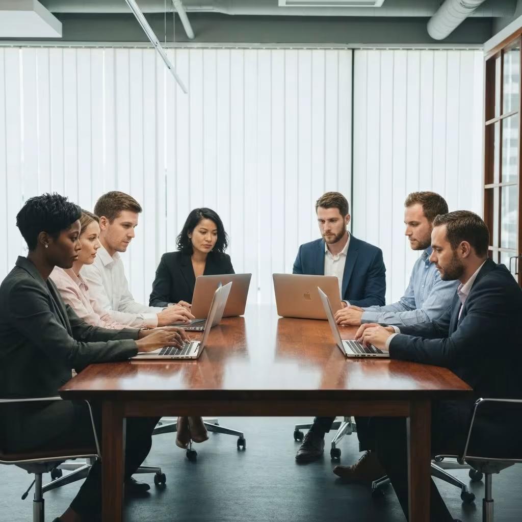 Our team at work