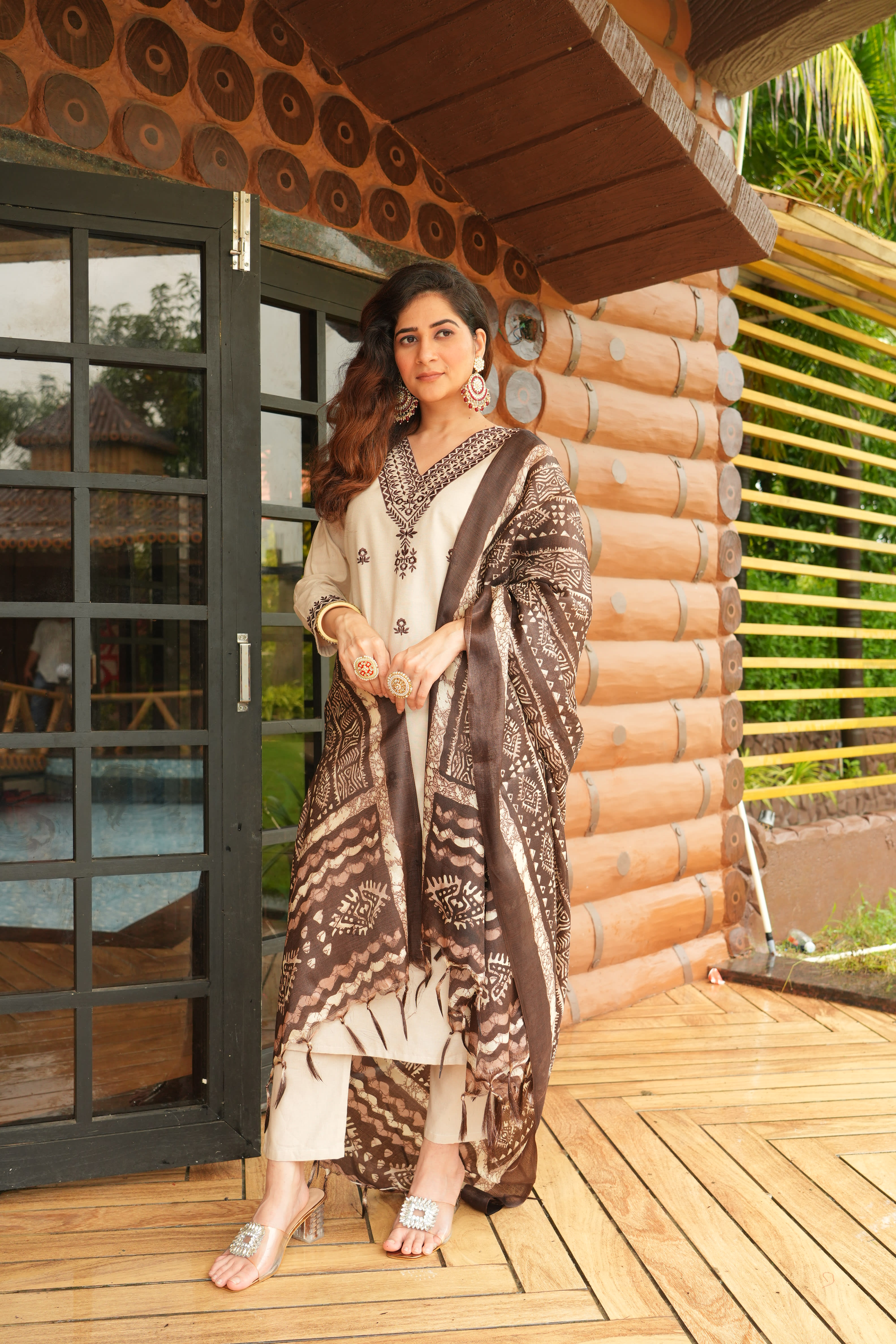Earthy Elegance Cotton Printed Salwar Set (RDSS-28)