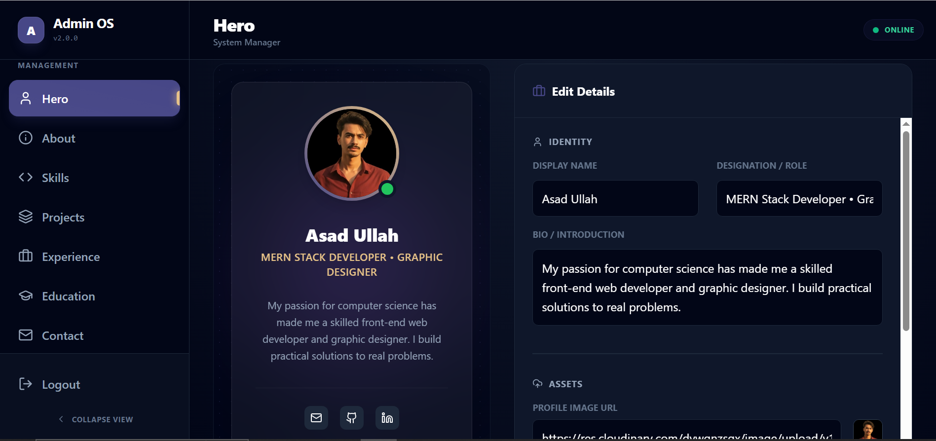 Dynamic Portfolio Dashboard