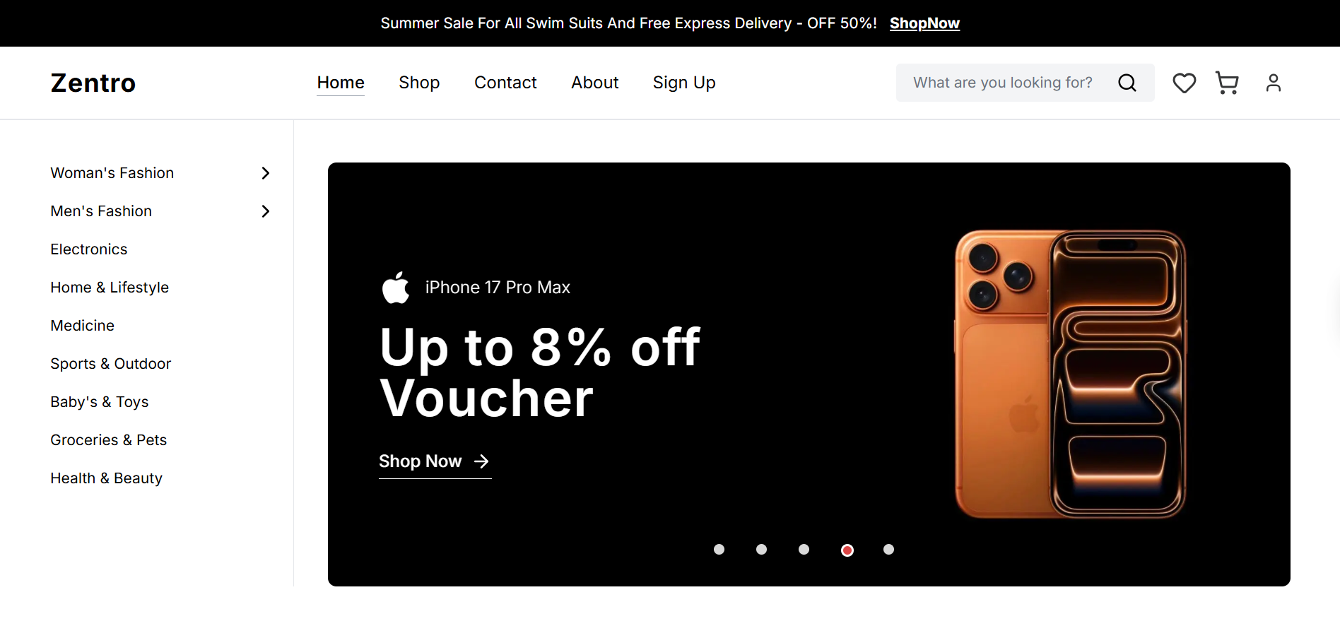 Zentro – E-Commerce