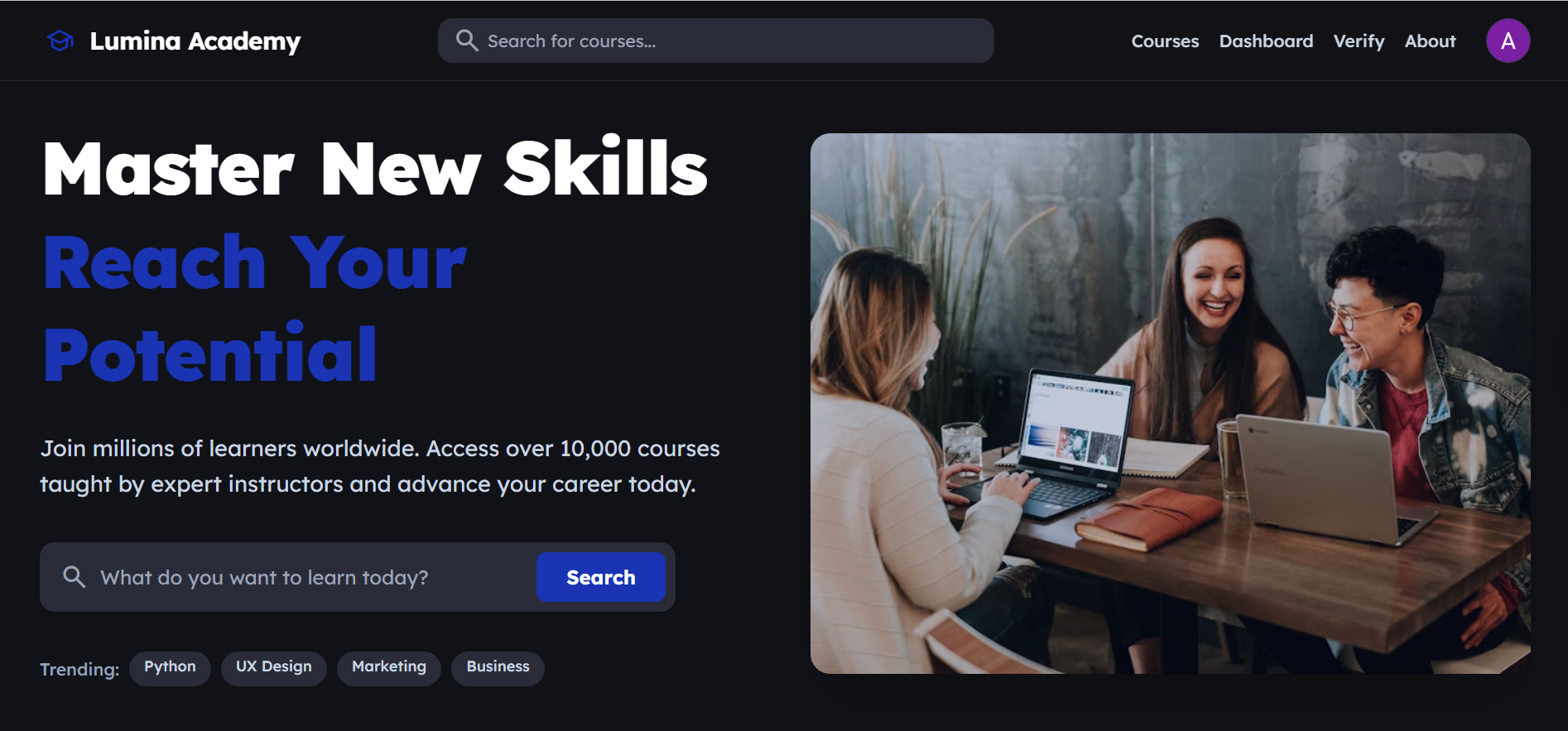 UroojX – Full Stack Learning Platform