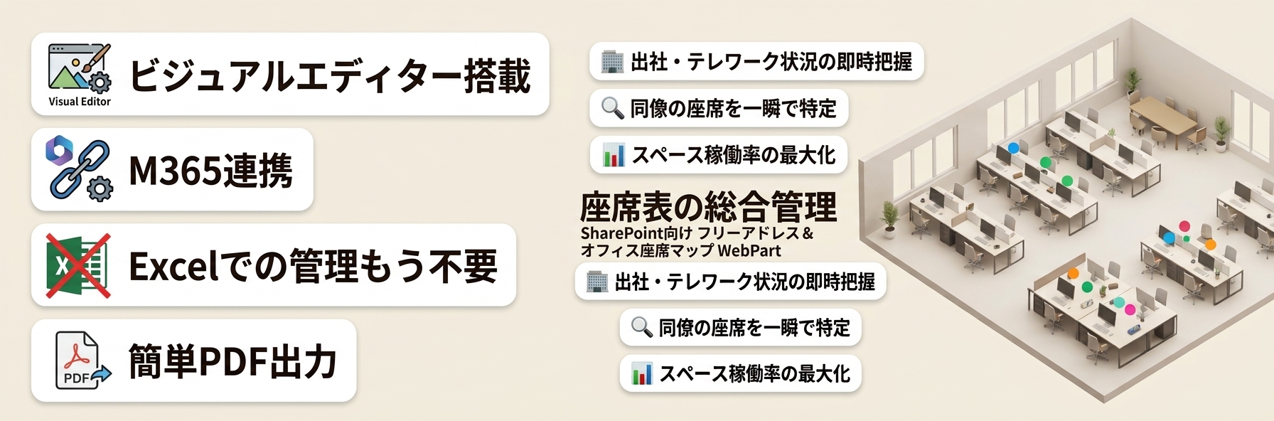 座席表の総合管理