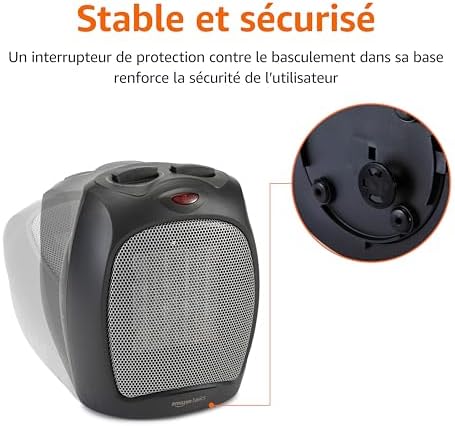 Vue 5 de Amazon Basics Radiateur Soufflant