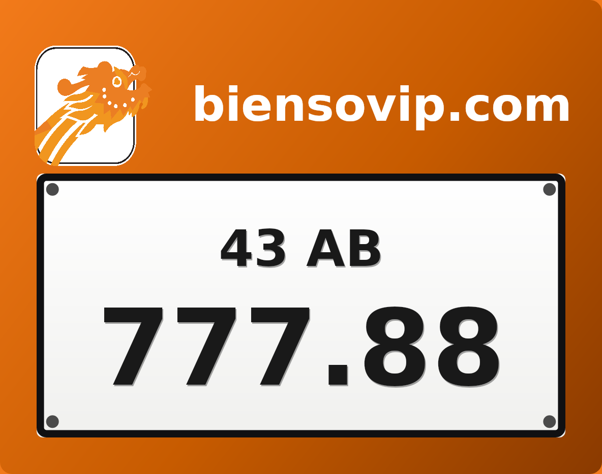 Biển số 43AB-777.88