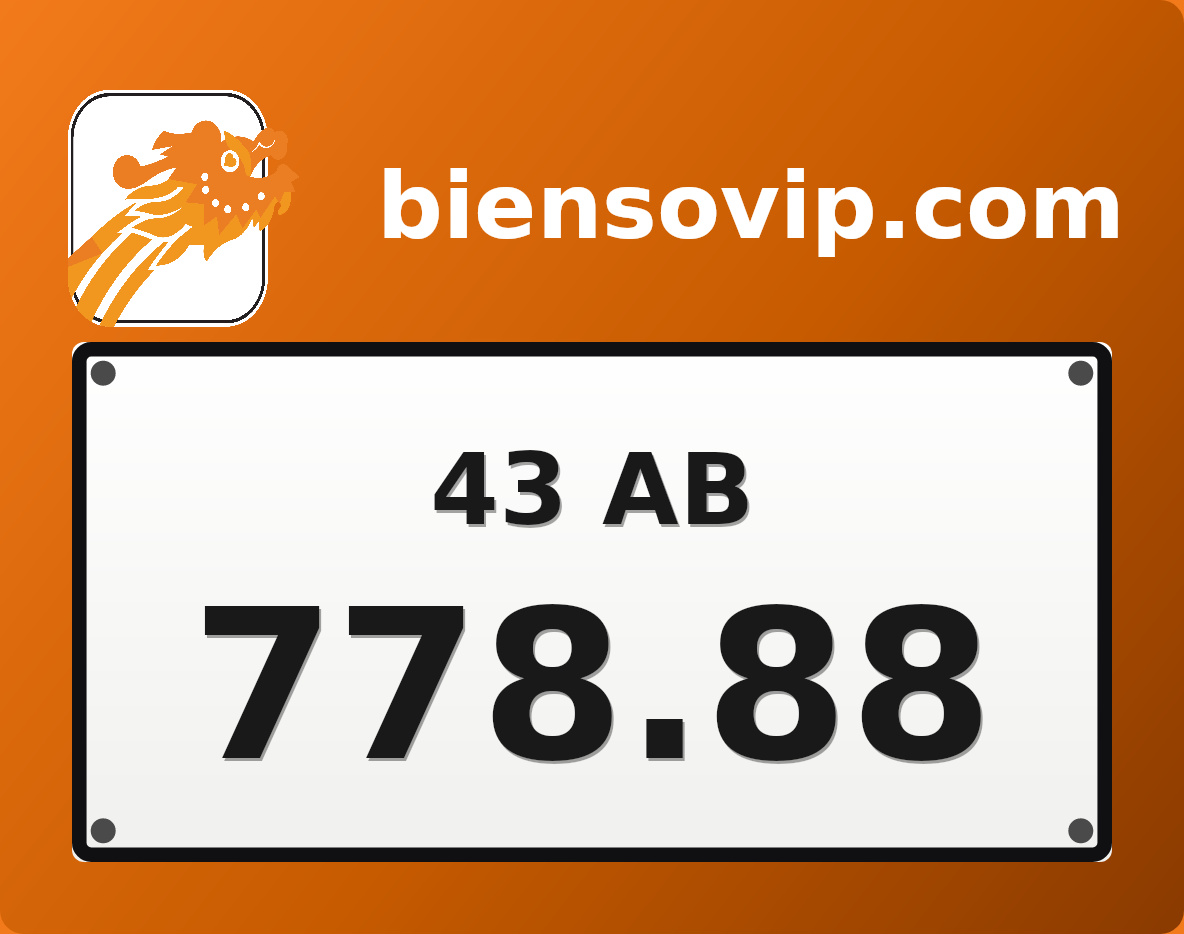 Biển số 43AB-778.88