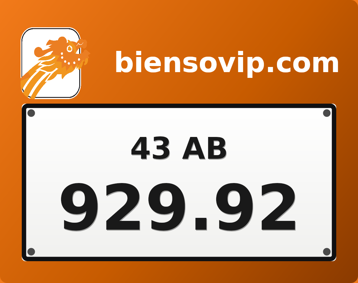 Biển số 43AB-929.92