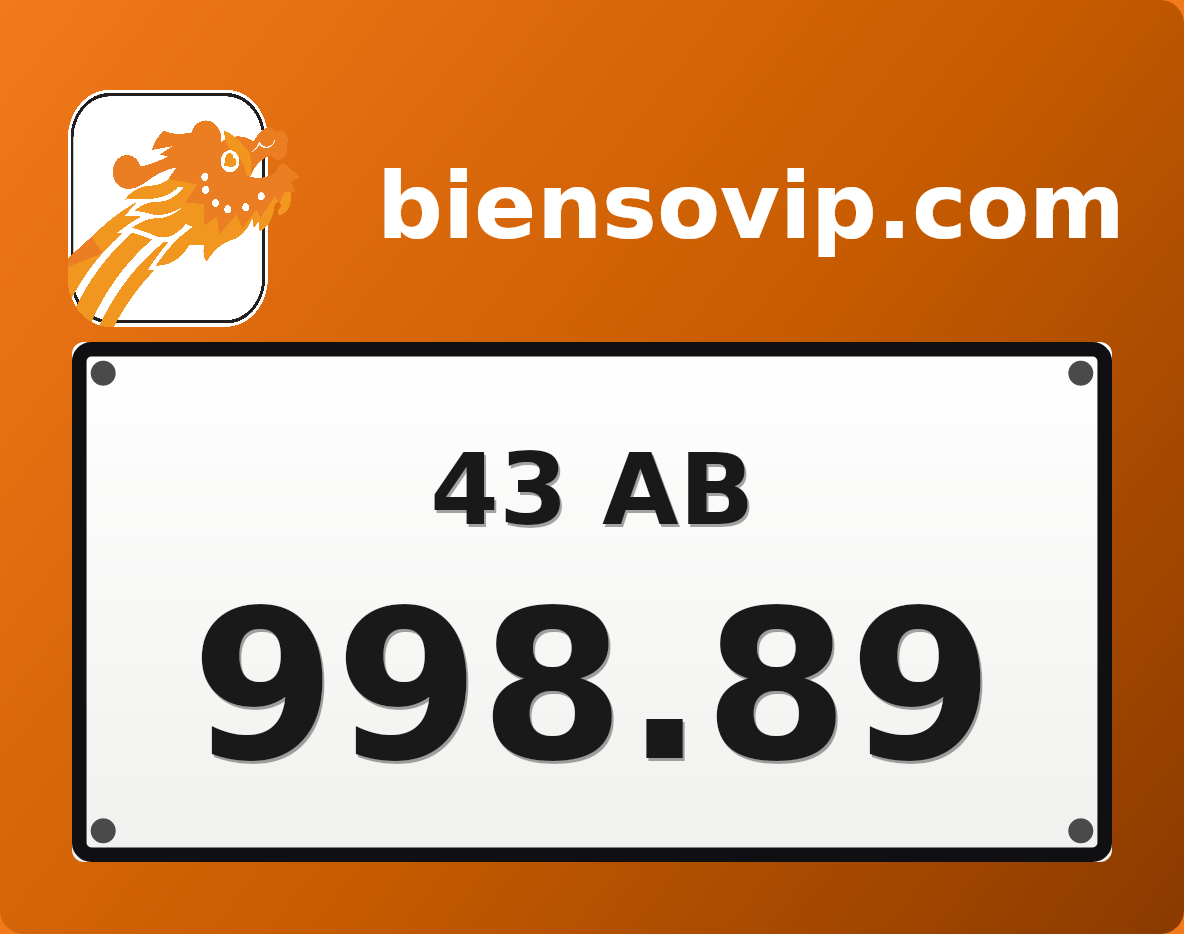 Biển số 43AB-998.89