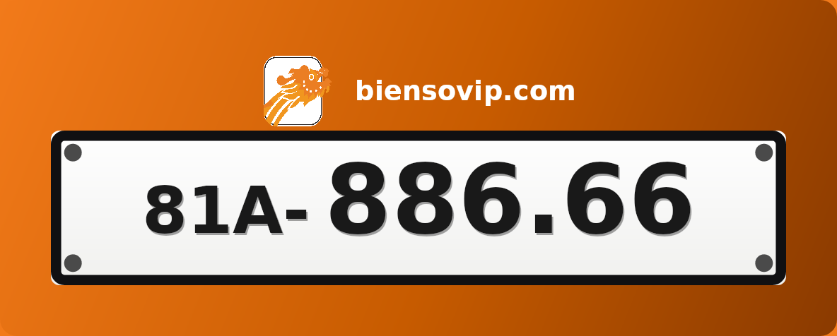 Biển số 81A-886.66