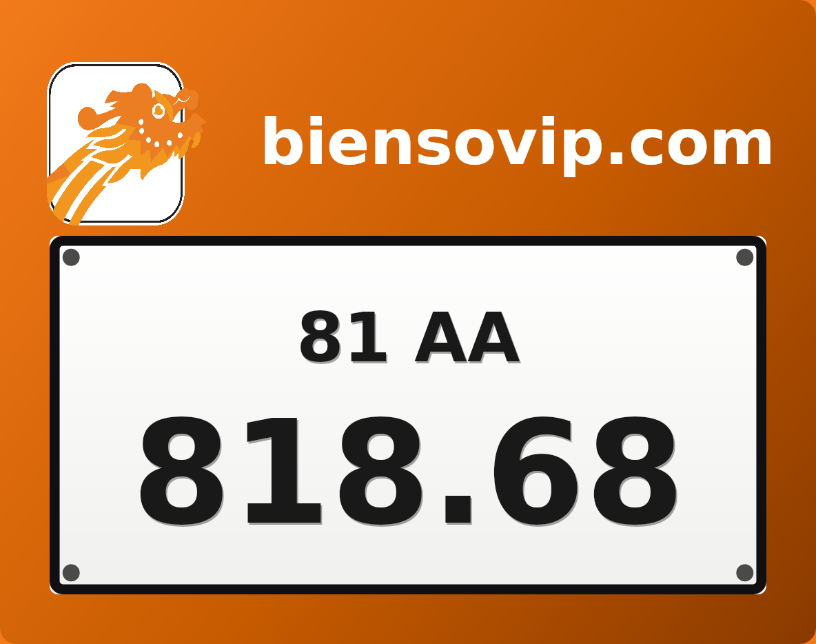 Biển số 81AA-818.68