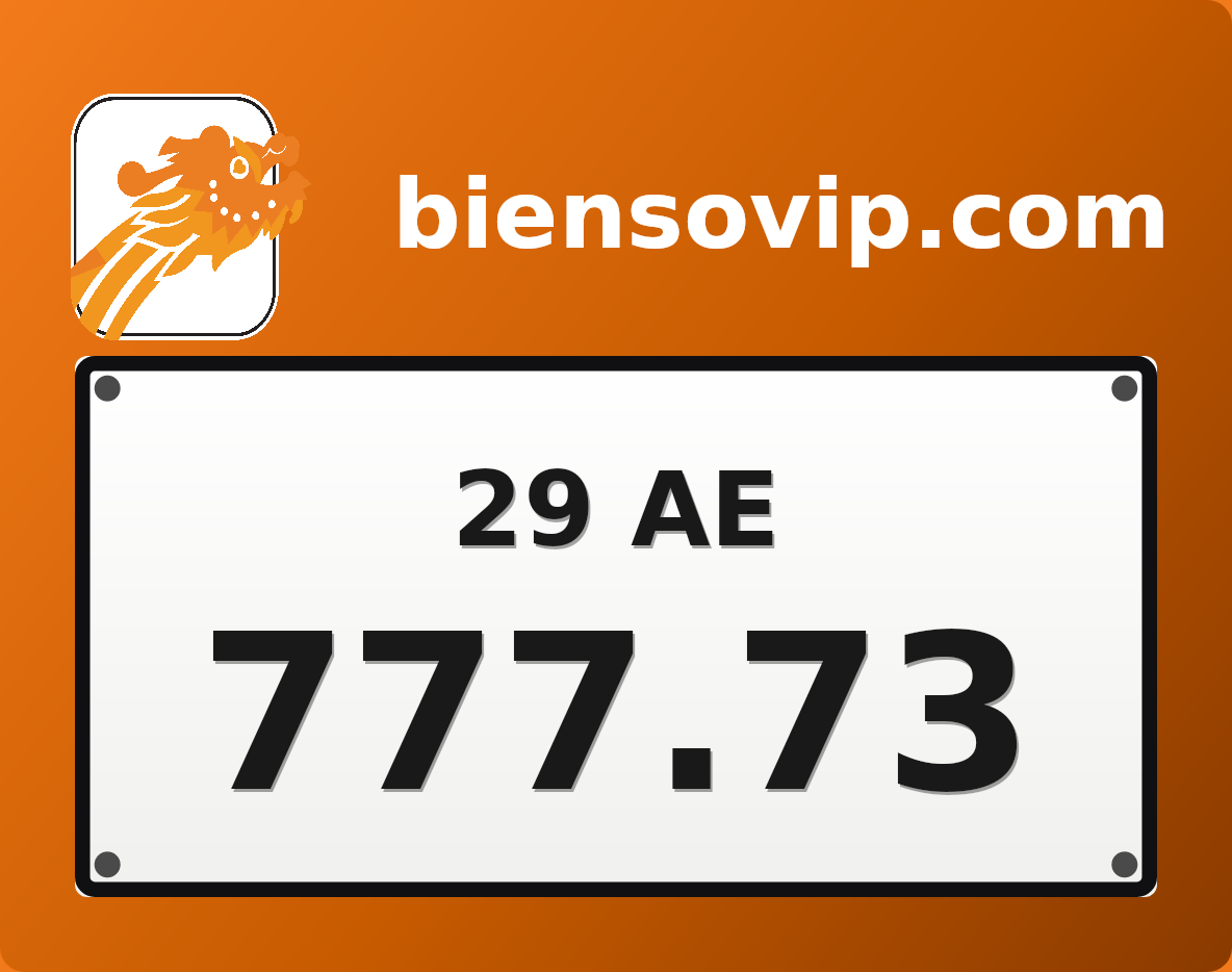Biển số 29AE-777.73