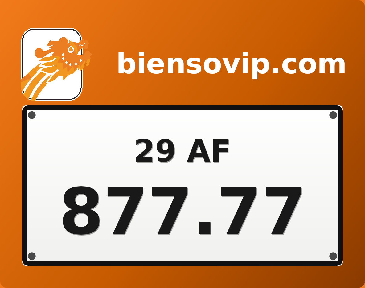 Biển số 29AF-877.77