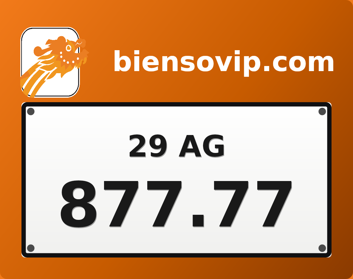Biển số 29AG-877.77