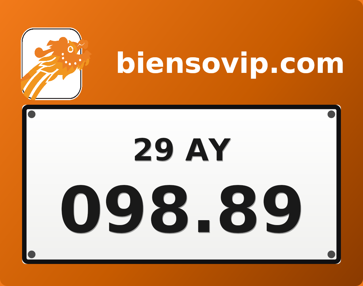 Biển số 29AY-098.89