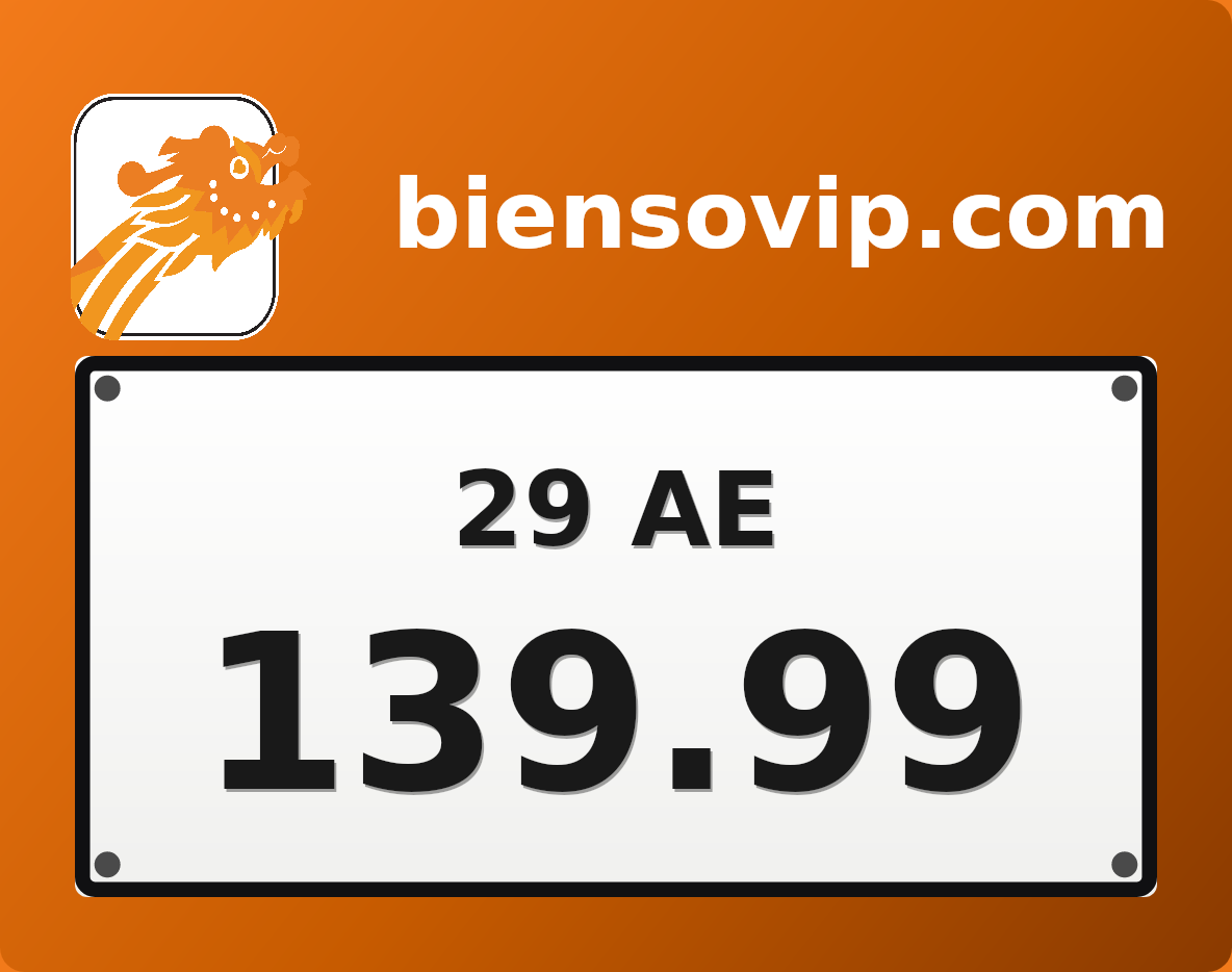 Biển số 29AE-139.99