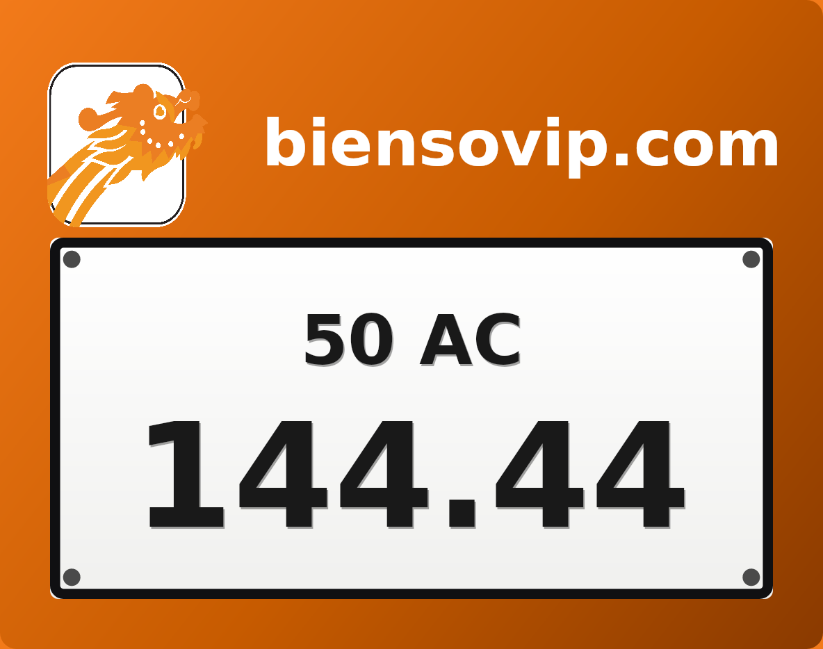 Biển số 50AC-144.44