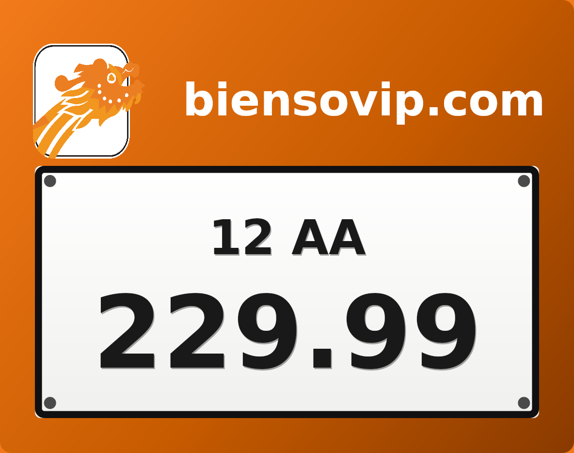 Biển số 12AA-229.99