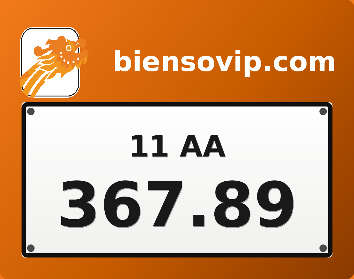 Biển số 11AA-367.89